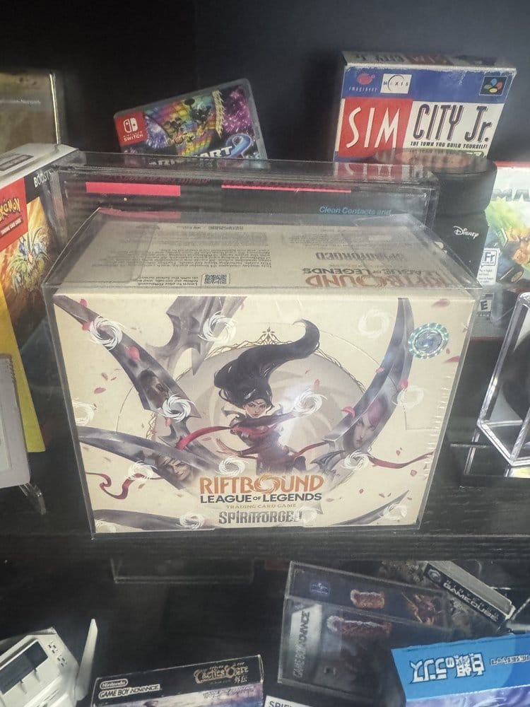 Evoretro Pack 5 boîtes de protection en PET pour League of Legends TCG Origins Booster Display Box