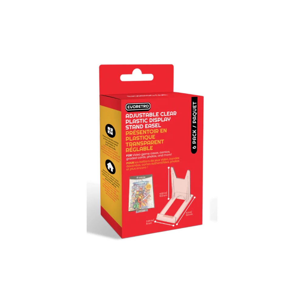 Pack 6 supports de chevalets réglables en acrylique