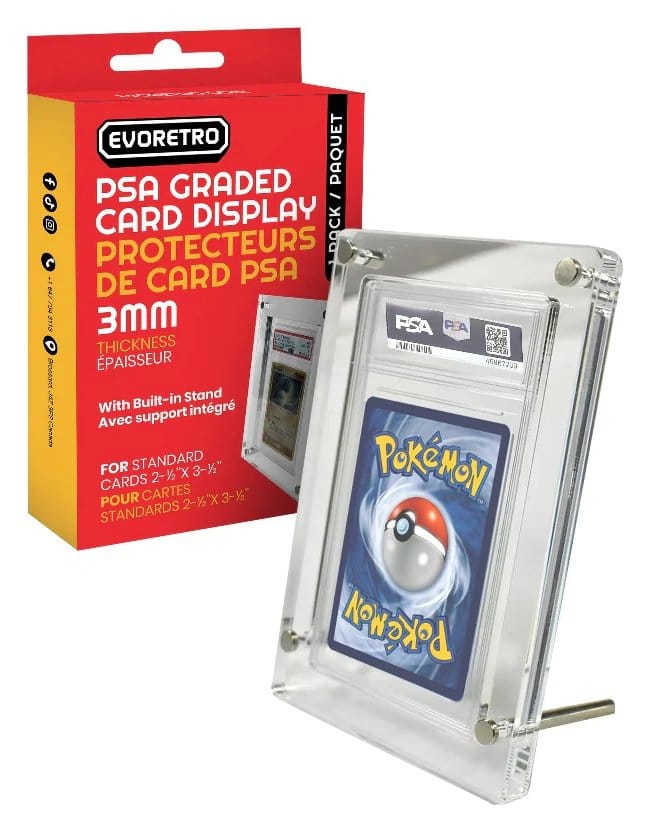 Evoretro Display en acrylique pour PSA Graded Cards 3mm