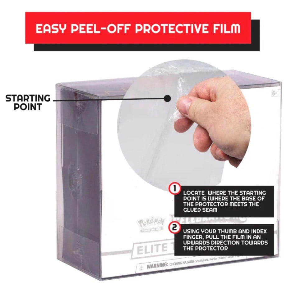 Pack 5 boîtes de protection en PET pour Booster Boxes / Elite Trainer Boxes Ver. 2