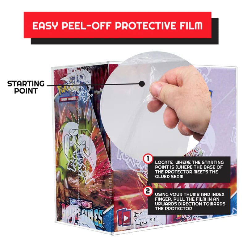 Pack 5 boîtes de protection en PET pour Booster Boxes / Elite Trainer Boxes Ver. 1