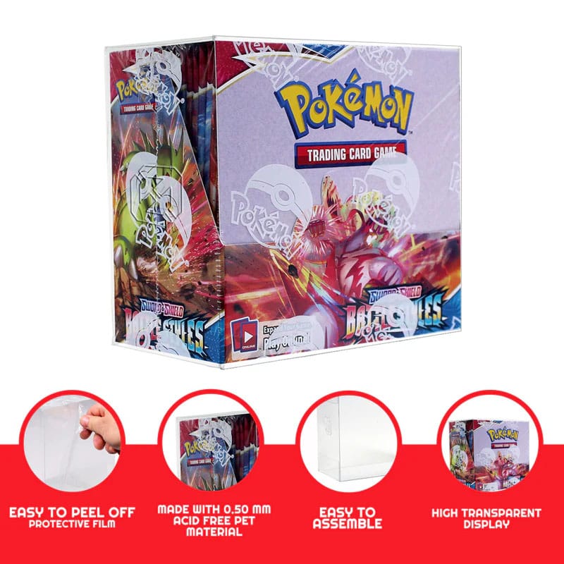Pack 5 boîtes de protection en PET pour Booster Boxes / Elite Trainer Boxes Ver. 1