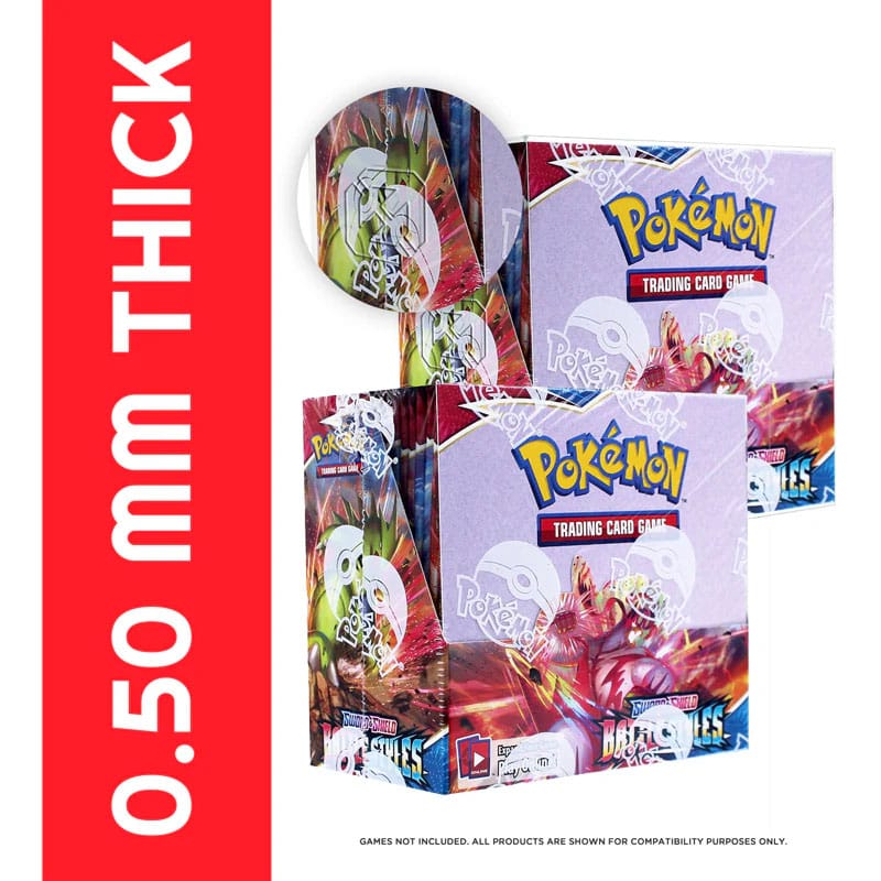 Pack 5 boîtes de protection en PET pour Booster Boxes / Elite Trainer Boxes Ver. 1