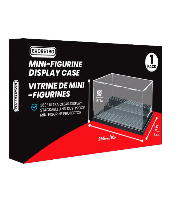Evoretro présentoir vitrine acrylique pour figurines mini Small