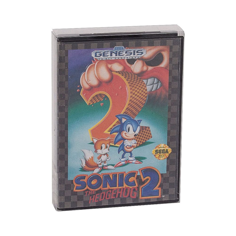 Pack 25 boîtes de protection en PET pour jeux Sega Genesis Games