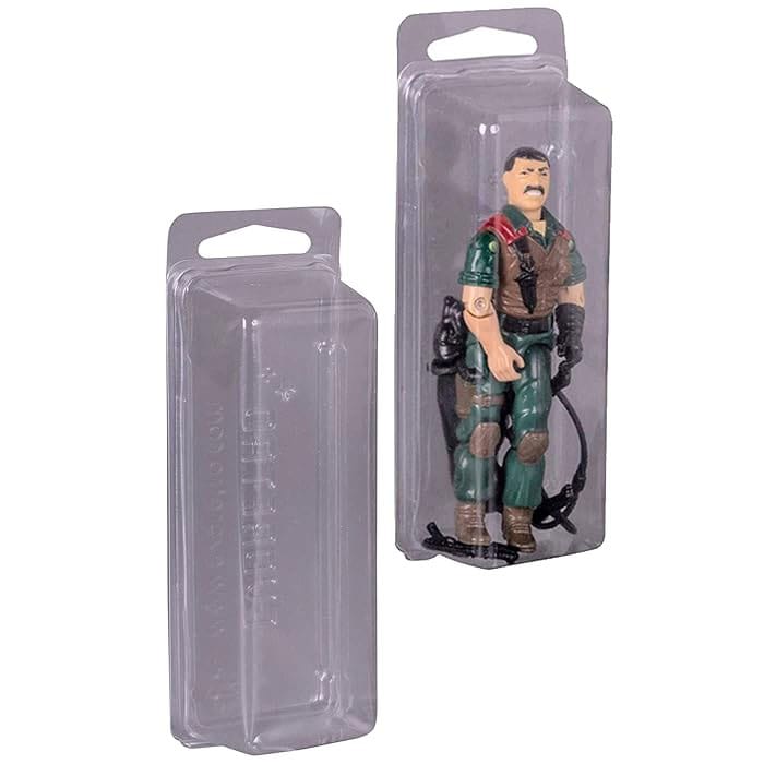 Pack 50 boîtes de protection Clamshell en PET pour figurines articulées