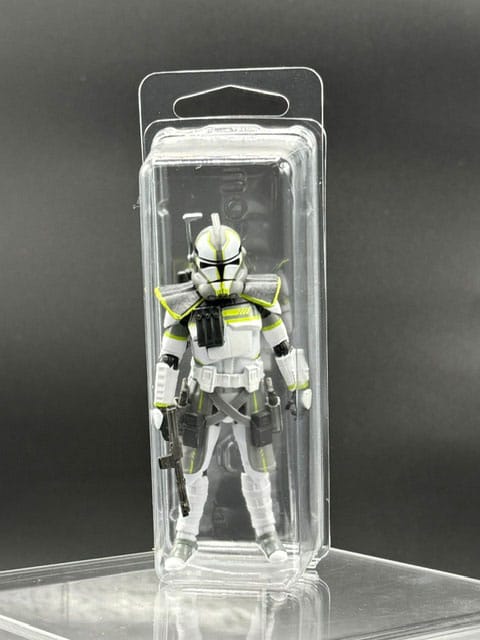 Pack 50 boîtes de protection Clamshell en PET pour figurines articulées