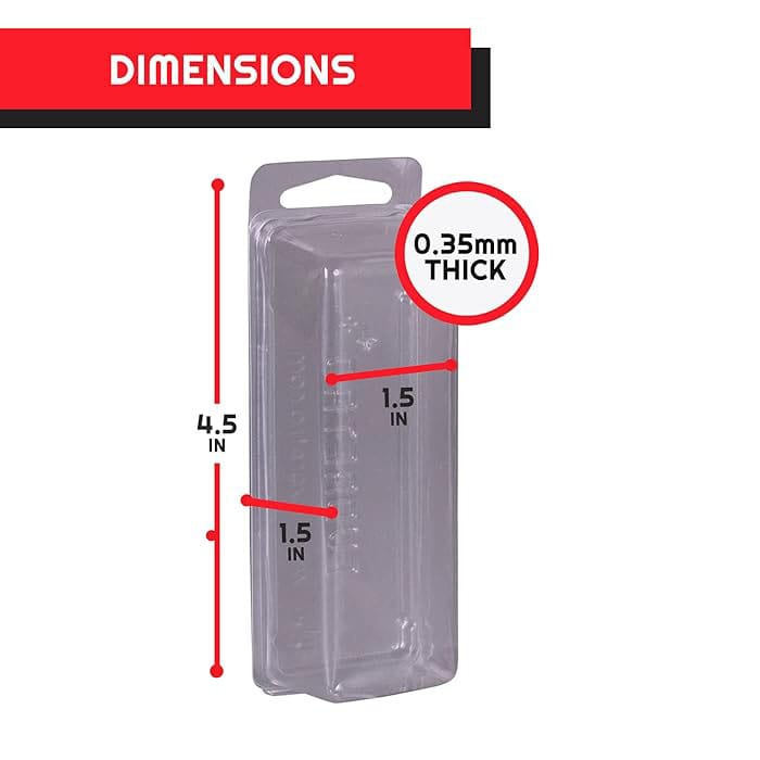 Pack 50 boîtes de protection Clamshell en PET pour figurines articulées