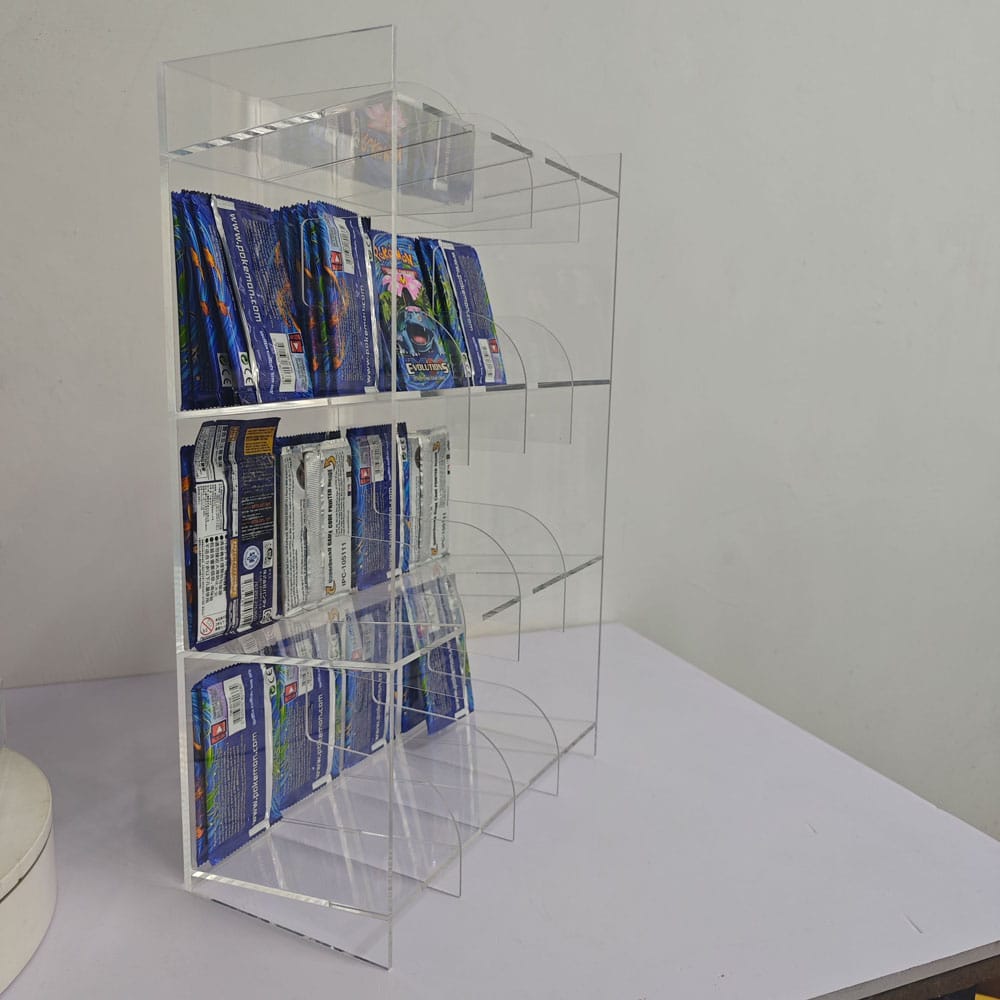 Présentoir acrylique pour Trading Card Booster Packs