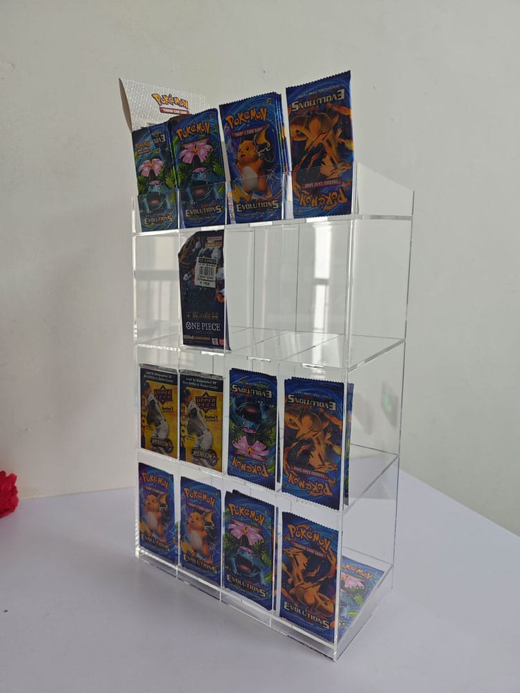 Présentoir acrylique pour Trading Card Booster Packs