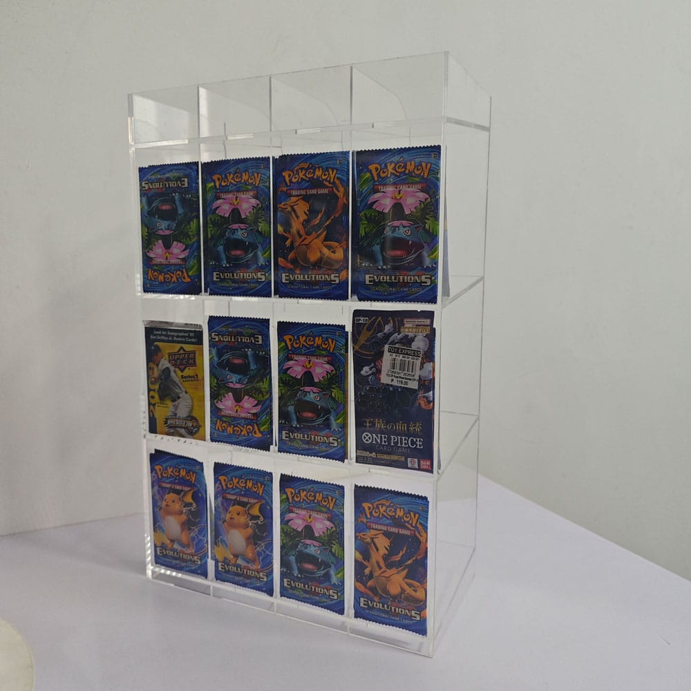 Présentoir acrylique pour Trading Card Booster Packs