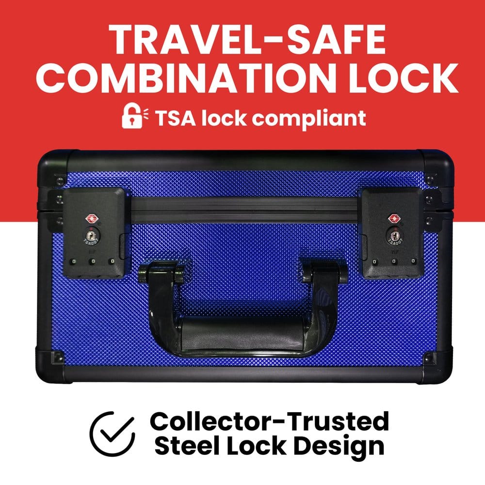Evoretro valise TCG pour 90 Cartes X Bleu