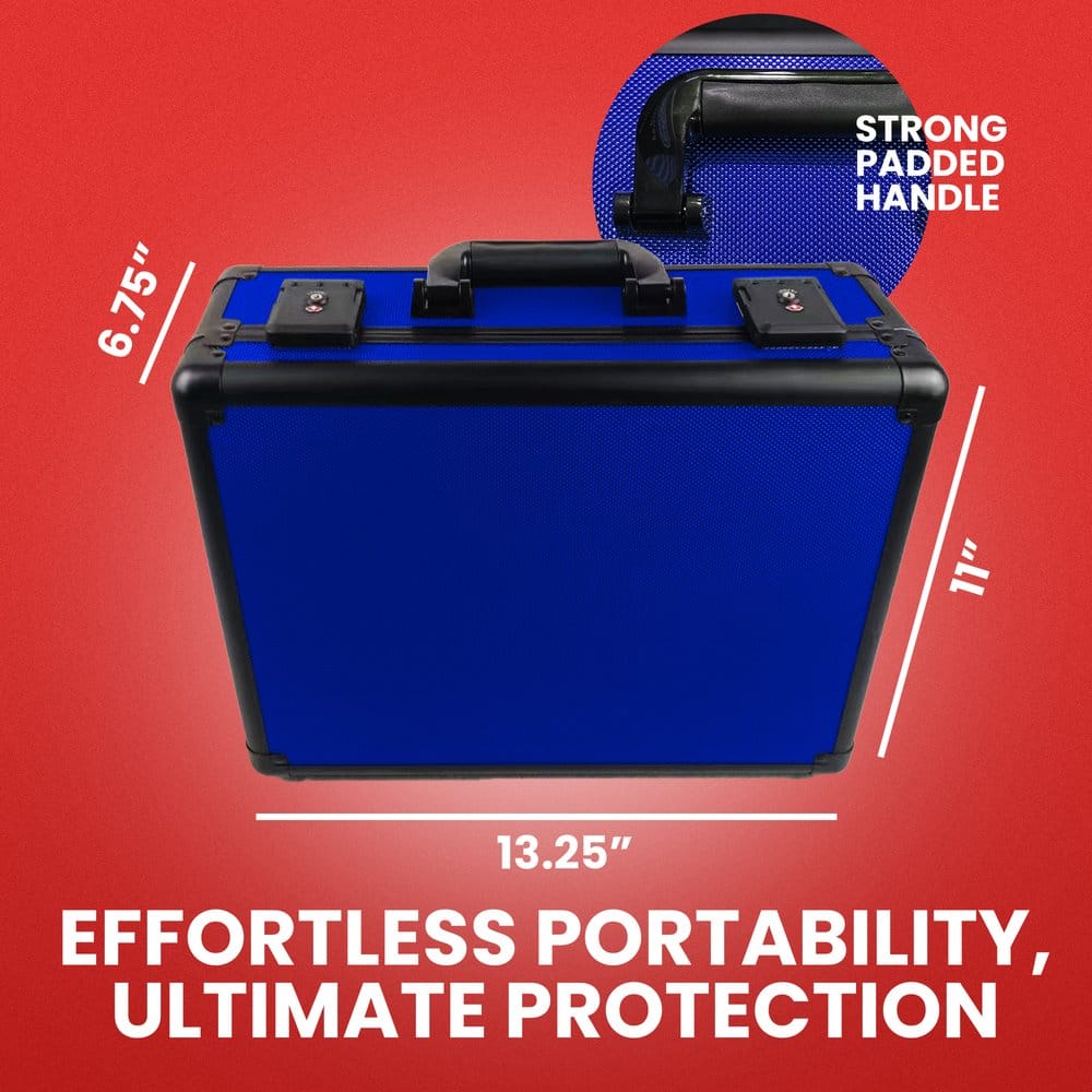 Evoretro valise TCG pour 90 Cartes X Bleu