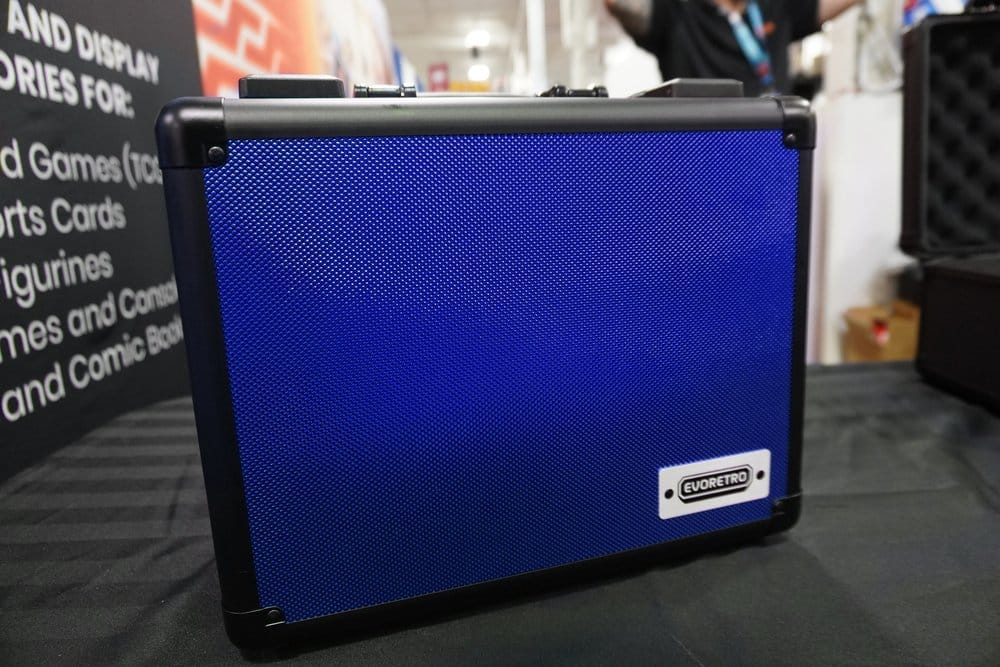 Evoretro valise TCG pour 90 Cartes X Bleu