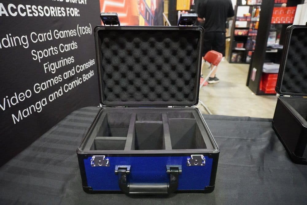 Evoretro valise TCG pour 90 Cartes X Bleu