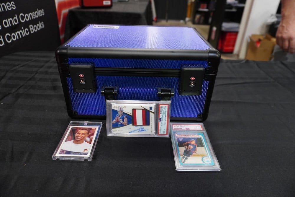 Evoretro valise TCG pour 90 Cartes X Bleu