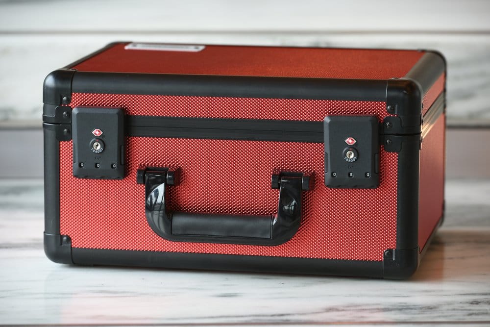 Evoretro valise TCG pour 90 Cartes X Rouge
