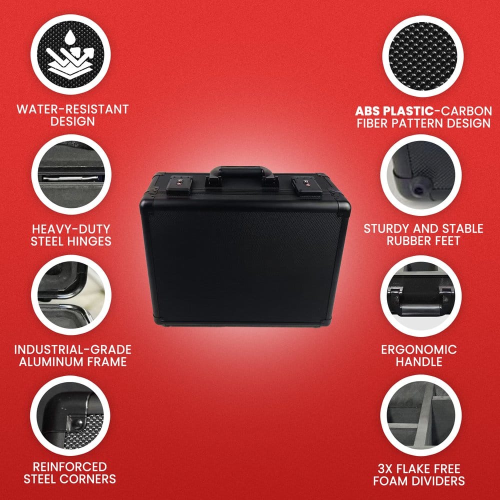Evoretro valise TCG pour 120 Cartes XL Noir