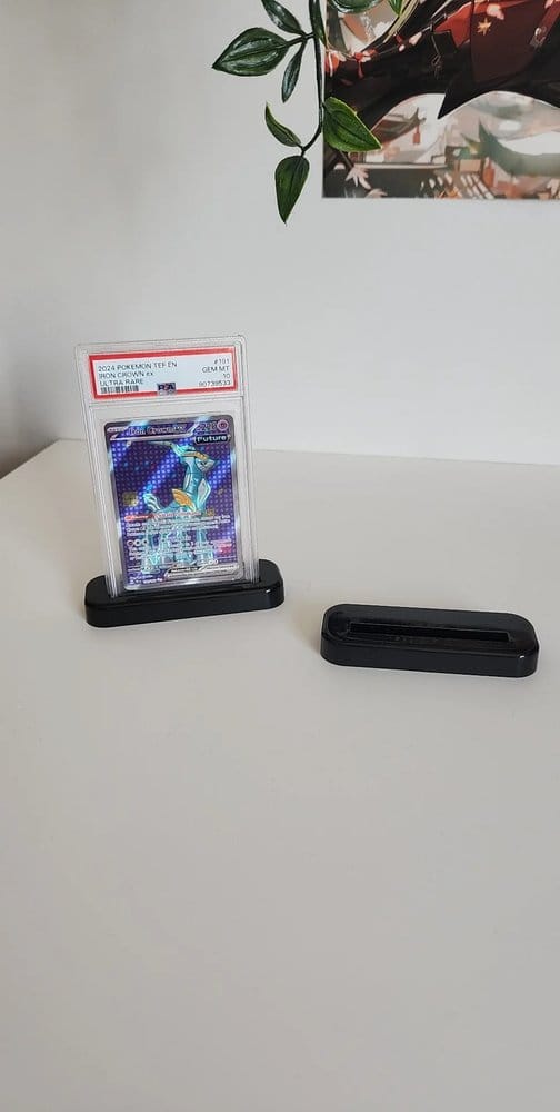 Evoretro Display Stand pour Slabs de Cartes Gradées PSA & CGC Noir