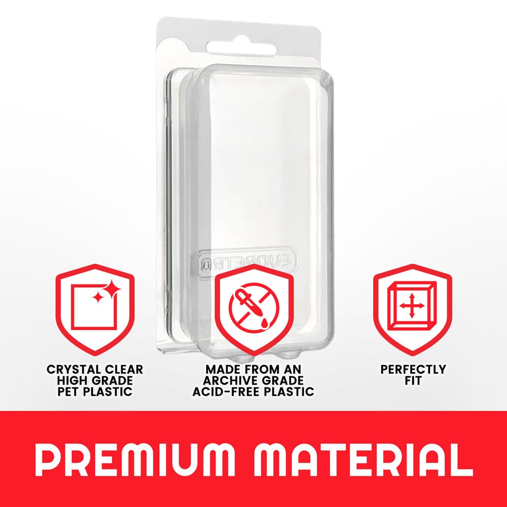 Pack 35 boîtes de protection Clamshell en PET pour figurines articulées XL