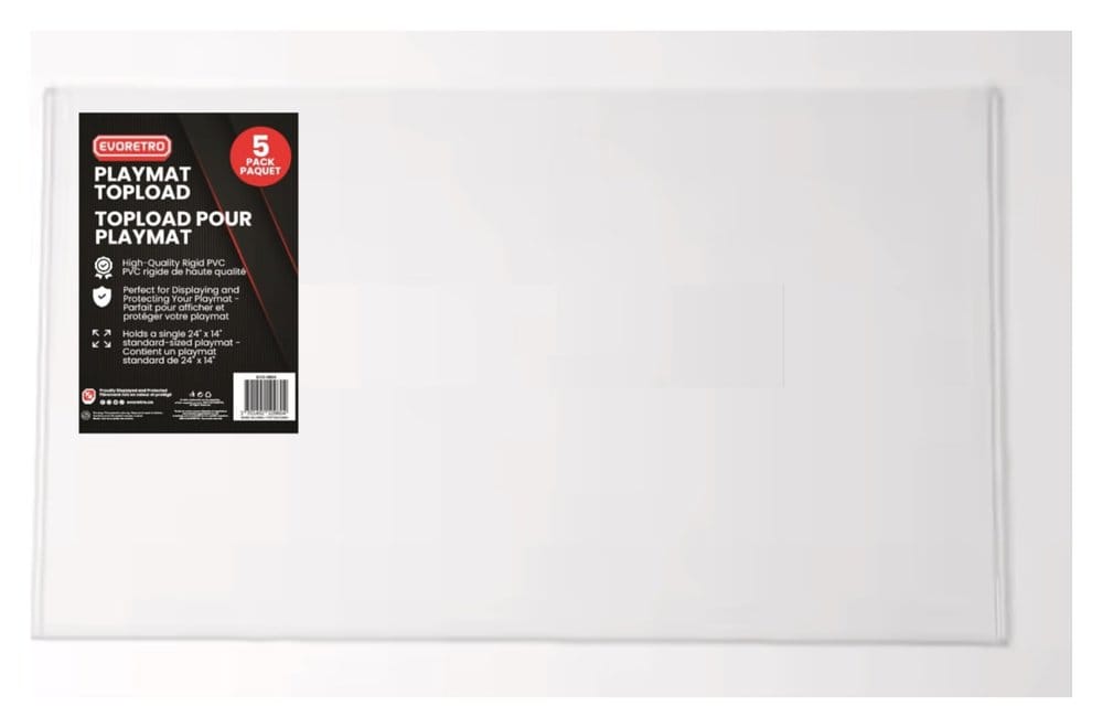 Evoretro pack 5 Toploader pour Tapis de jeu 61 x 36 cm