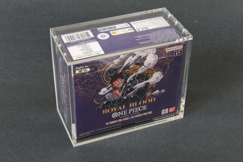 Evoretro Présentoir en Acrylique pour Boîte de Boosters Bandai One Piece TCG (Anglais)