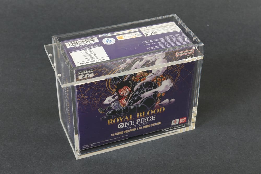 Evoretro Présentoir en Acrylique pour Boîte de Boosters Bandai One Piece TCG (Anglais)