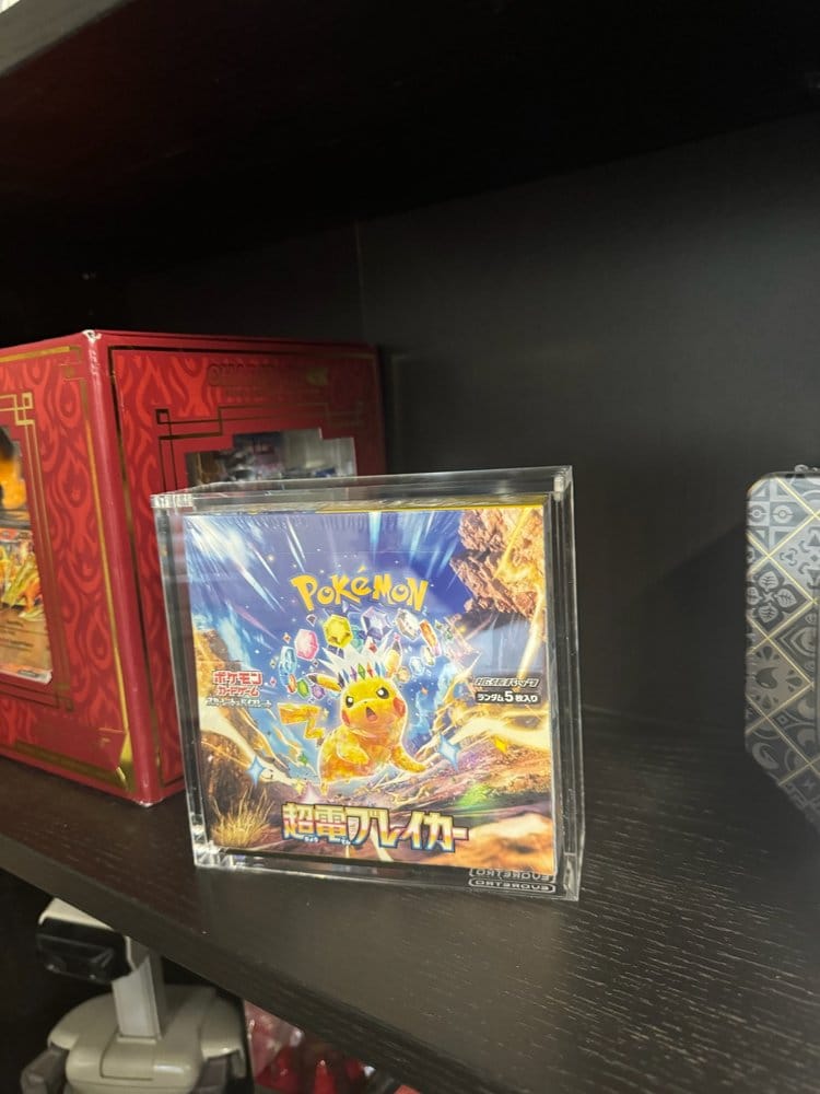 Evoretro présentoir vitrine acrylique pour Pokémon Grande Boîte de Booster Japonaise