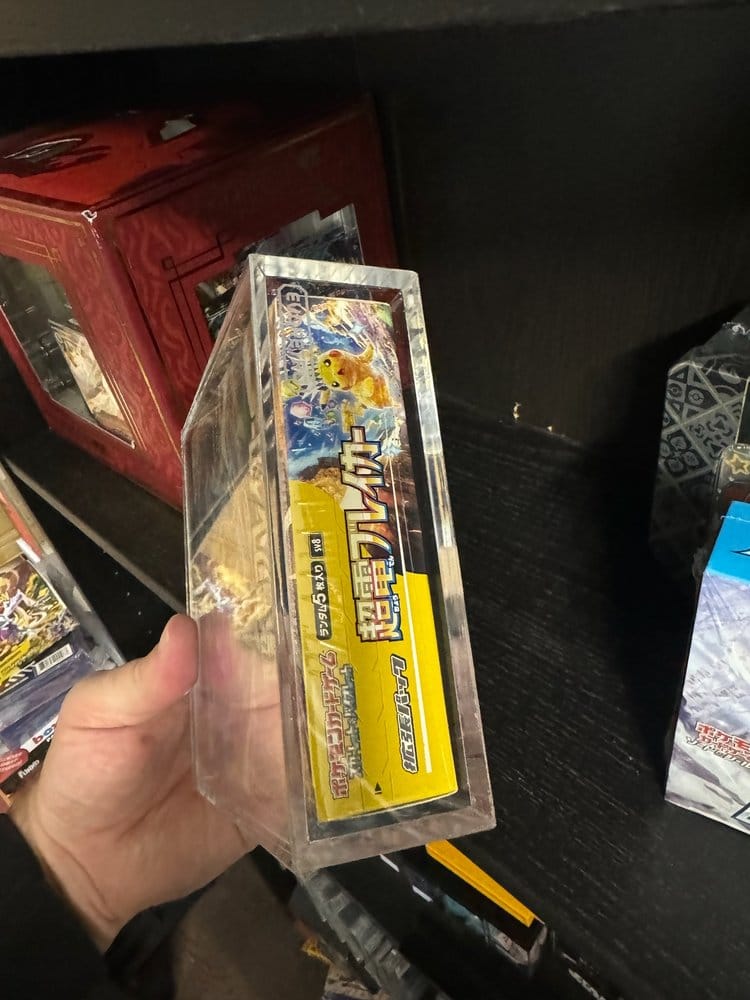 Evoretro présentoir vitrine acrylique pour Pokémon Grande Boîte de Booster Japonaise