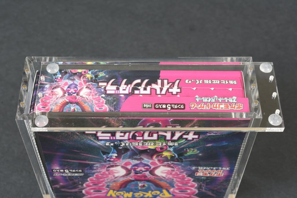 Evoretro présentoir vitrine acrylique pour Pokémon Grande Boîte de Booster Japonaise