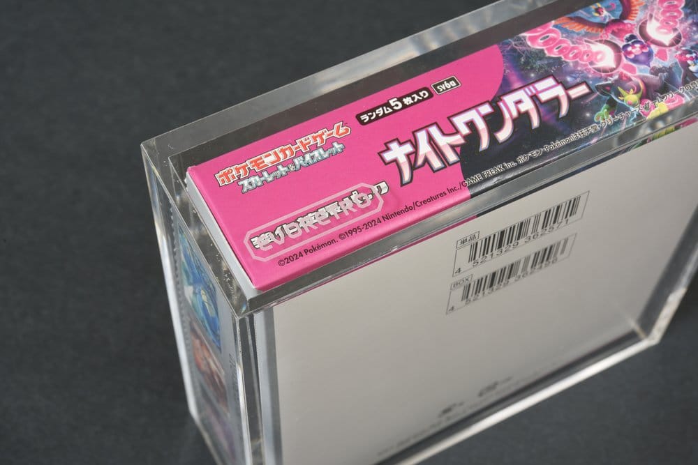 Evoretro présentoir vitrine acrylique pour Pokémon Grande Boîte de Booster Japonaise