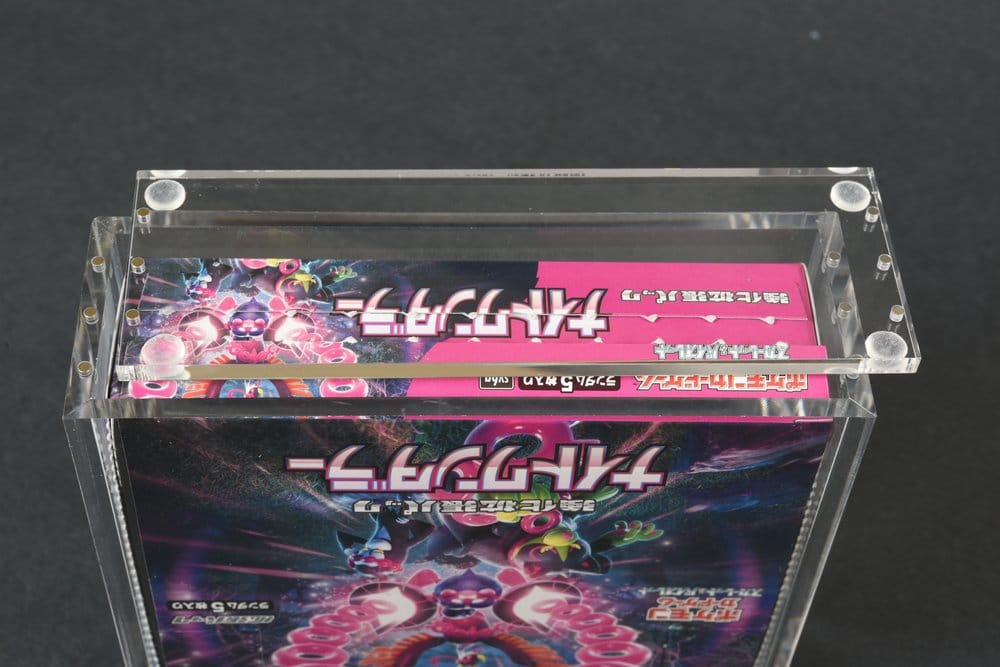Evoretro présentoir vitrine acrylique pour Pokémon Grande Boîte de Booster Japonaise