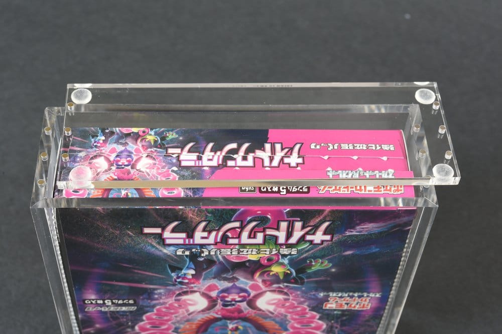 Evoretro présentoir vitrine acrylique pour Pokémon Grande Boîte de Booster Japonaise