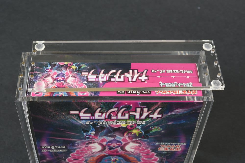 Evoretro présentoir vitrine acrylique pour Pokémon Grande Boîte de Booster Japonaise