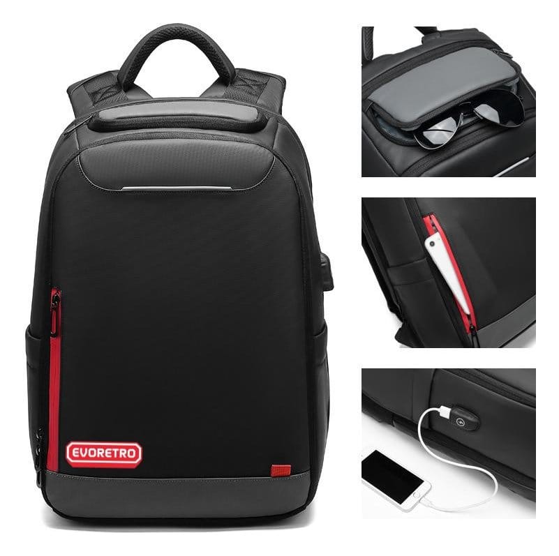 Evoretro HybridPro Sac à Dos de Voyage Noir
