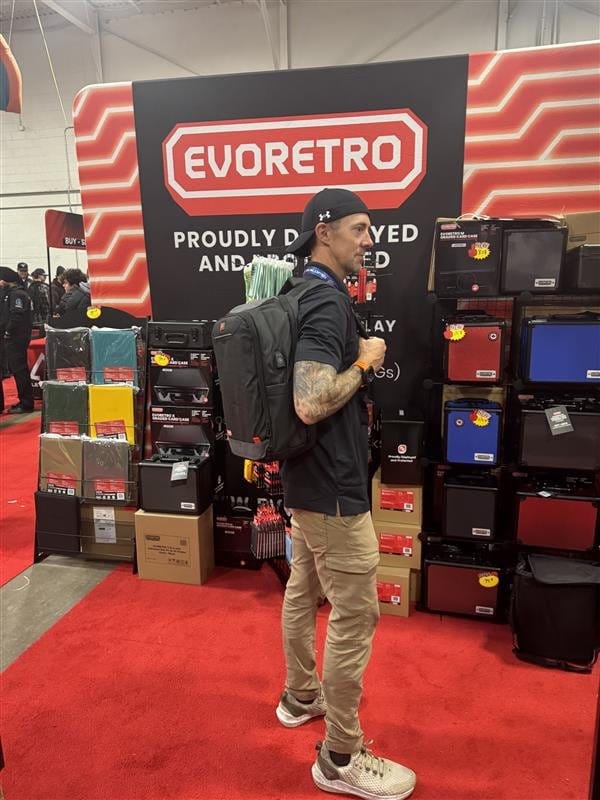 Evoretro HybridPro Sac à Dos de Voyage Noir