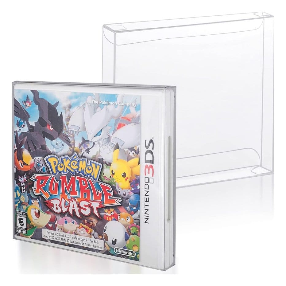 Pack 25 boîtes de protection en PET pour jeux PS1/Single CD/Dreamcast (Jewel Case) Games