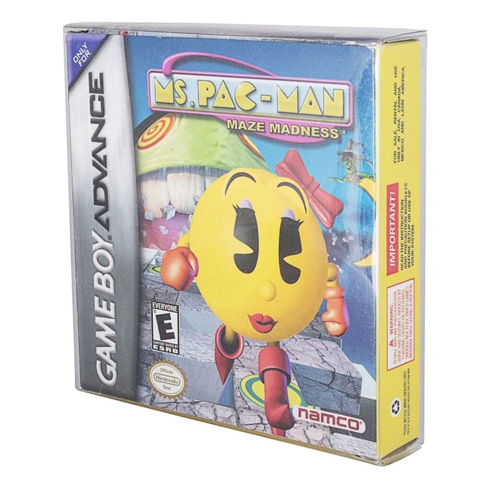 Pack 25 boîtes de protection en PET pour jeux Game Boy/GBA Games
