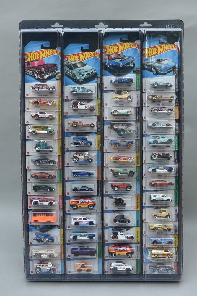 Evoretro Présentoir Mural pour 48 Voitures Diecast Emballées pack de 3