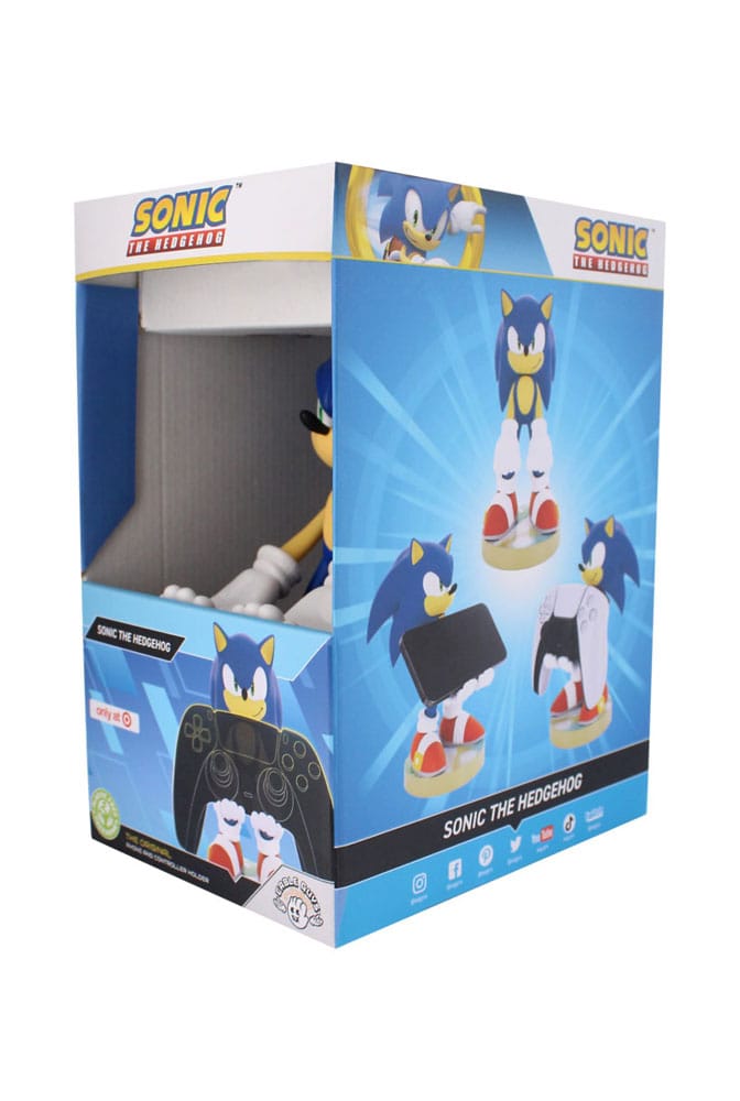 Cable Guys - Sega - Sonic the Hedgehog - Moderne Sonic Support Chargeur pour Téléphone et Manette