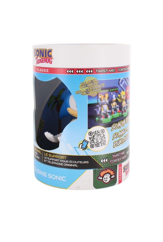 Cable Guys Holdems - SEGA - Sonic the Hedgehog - Support pour écouteurs et téléphone Sonic glissant