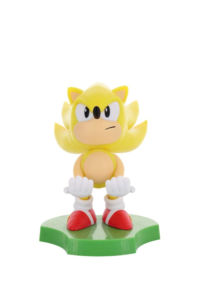 Sonic The Hedgehog mini support Holdems Super Sonic 10 cm