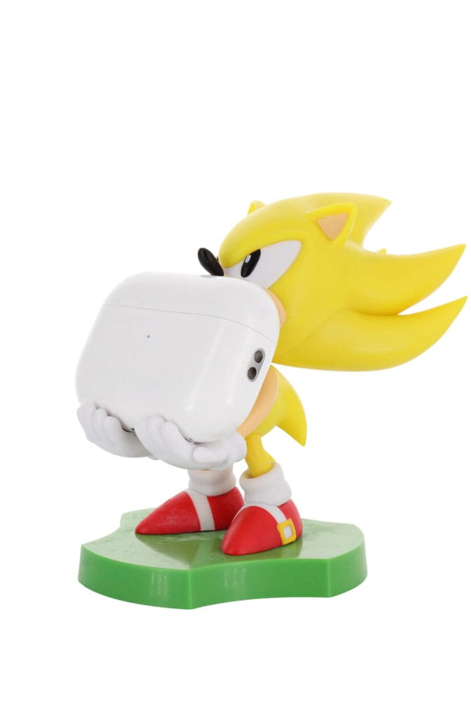 Sonic The Hedgehog mini support Holdems Super Sonic 10 cm