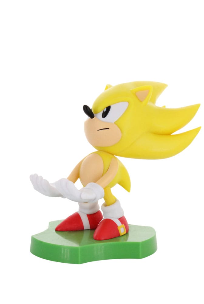 Sonic The Hedgehog mini support Holdems Super Sonic 10 cm