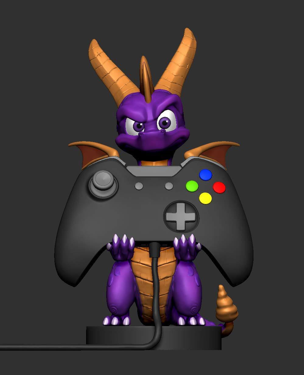 Spyro the Dragon support Cably Guys Spyro 20 cm