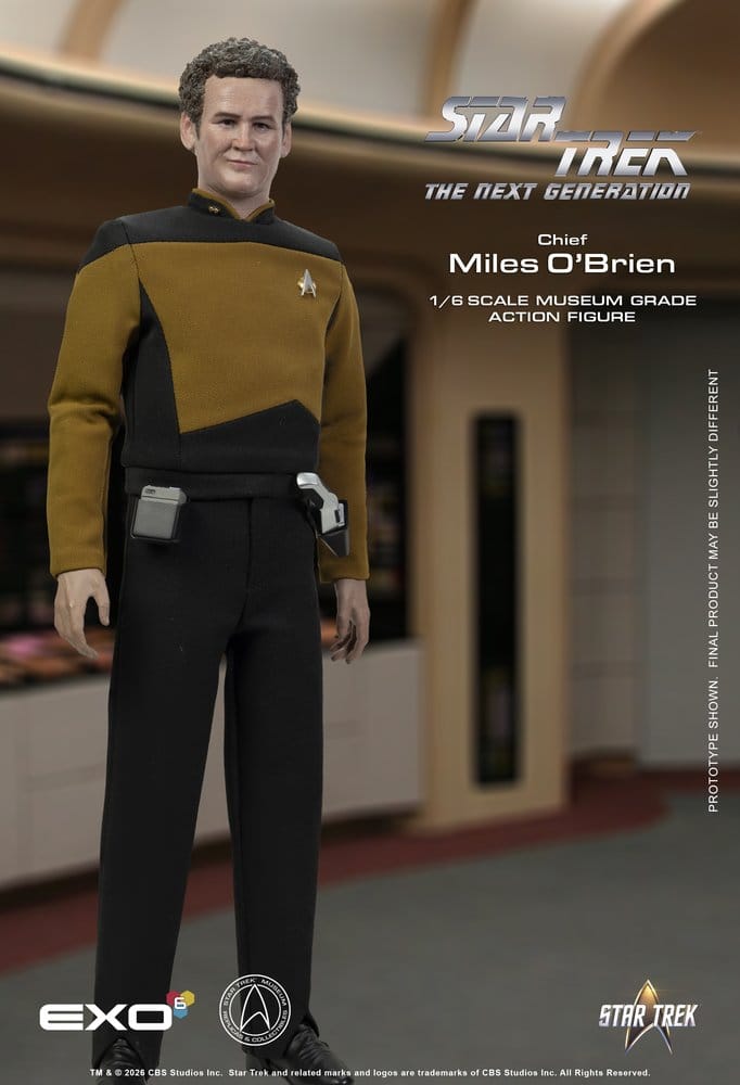 Star Trek: La Nouvelle Génération figurine 1/6 Chief Miles O'Brien with Transporter Console 30 cm