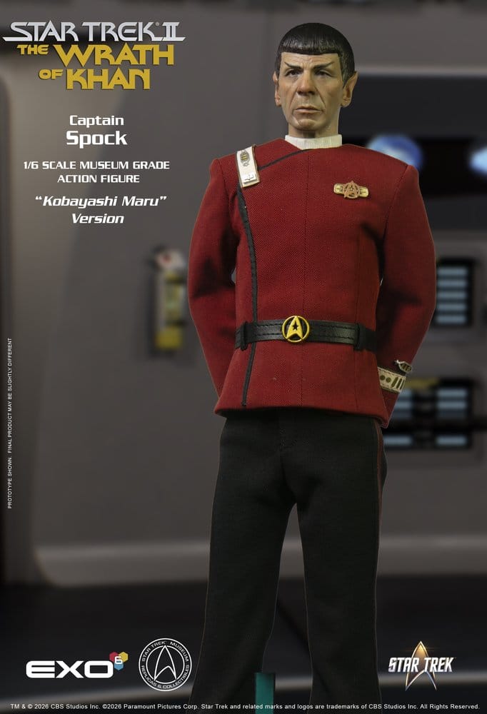 Star Trek : La Colère de Khan figurine 1/6 Captain Spock Kobayashi Maru Version 30 cm