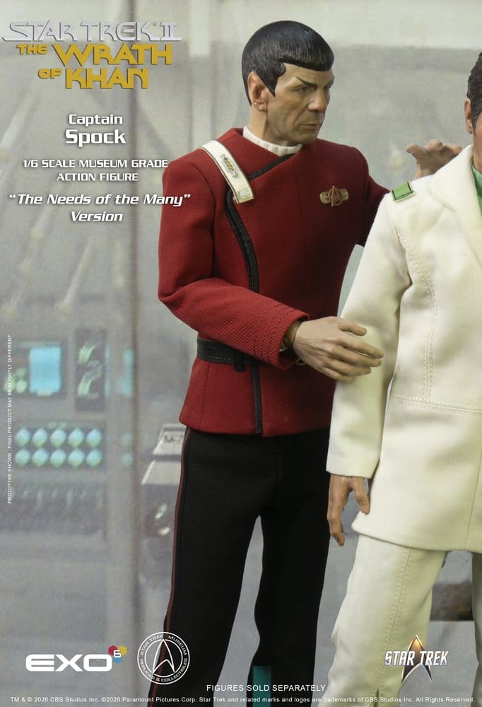 Star Trek : La Colère de Khan figurine 1/6 Captain Spock Needs of the Many Version 30 cm