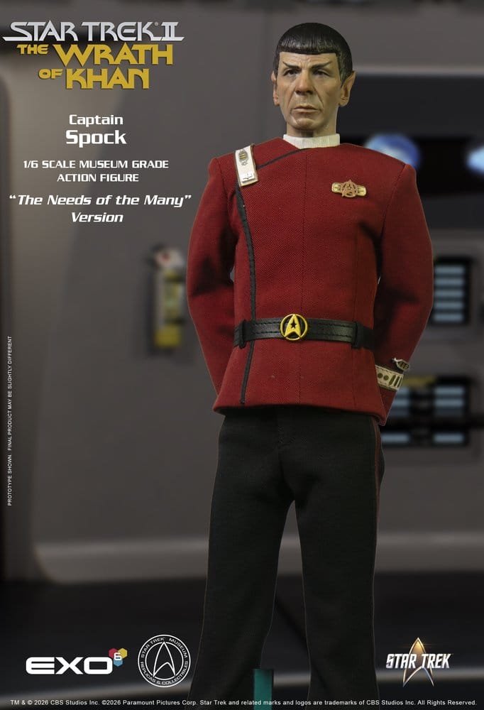 Star Trek : La Colère de Khan figurine 1/6 Captain Spock Needs of the Many Version 30 cm