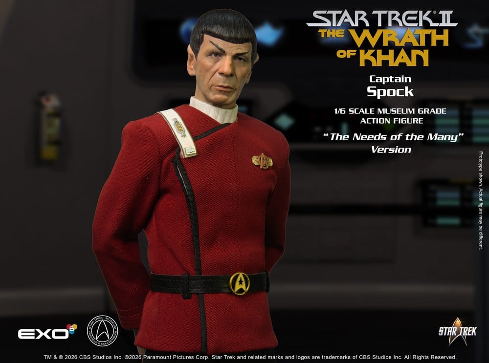 Star Trek : La Colère de Khan figurine 1/6 Captain Spock Needs of the Many Version 30 cm